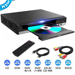 CD DVD UHD Spieler mit HDMI USB AV Anschluss Mit Fernbedienung für TV Player DE