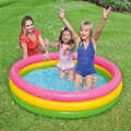 Intex Sunset Pool Aufblasbar Planschbecken Schwimmbecken Baby Kinder 3/4 Ringe