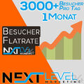 Flatrate 📈 Täglich 3000+ Webseiten Besucher ✔︎ Homepage Traffic ★ SEO ★ 1 Monat