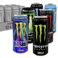 12 x MONSTER Energy Drink 500ml inkl. Pfand !ALLE SORTEN! | koffeinhaltig