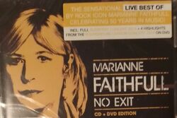 Marianne Faithfull * DVD + CD  No Exit LIVE * EAR 2016  FSK 0    versiegelt