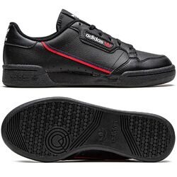 Adidas Continental 80 Leder Schuhe Sneaker Kinder Damen Superstar schwarz 36-40