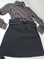 Rock-Bluse Set Gr. 34 / 38 schwarz/braun Marke Mexx / S. Oliver