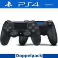 2x Sony DualShock 4 PS4 Wireless Controller GamePad 🎮🎮 - Schwarz Doppelpack