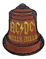 AC/DC Patch Hells Bells Band Logo neu offiziell braun Einheitsgröße