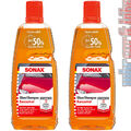 Sonax Glanzshampoo Konzentrat Autoshampoo 2x 1L schmutzlösend schonend