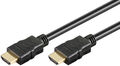 3x High Speed HDMI+ with Ethernet 0,5 Meter; HDMI+ Kabel HiSpeed/wE 0050 G