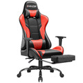 Gaming Stuhl Gamer Stuhl Racing Stuhl mit Fußstütze Ergonomischer Zocker Stuhl