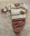 Babygarnitur (Pullover und Hose), Pullover, Hose, Gestrickt, Gr. 74-82