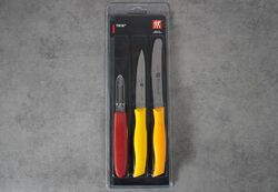 Zwilling Twin Grip Messerset 3-tlg, Schälmesser Garniermesser Universalmesser