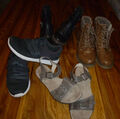 4 Paar zusammen, Boots, Sneaker, Sandalen Gr: 40 Rieker, Fil, easy street