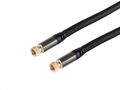 sky vision PREMIUM SAT-Anschlusskabel F-Stecker, 4-fach Schirmung, 120 dB, 2,5 m