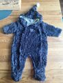 Baby Winteranzug dunkelblau Gr. 62/68 - wie neu