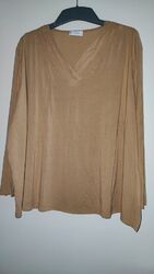 Shirt Braun Gr. 58-60 von Ulla Popken