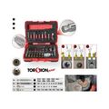 1/4"" + 10 mm Torx- und Innensechskant-Schrauben-Ausdreher-Satz 34-tlg KS TOOLS