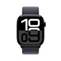 Apple Watch Series 10 LTE 46mm Jet Black Aluminiumgehäuse mit Ink Sport Loop