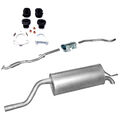 Auspuff + Montagezubehör Komplett für Opel Corsa D 1.2i 80PS Bj.07/06-08/14 Neu