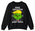 Sweatshirt Make Christmas Great Again Trump Lustig Weihnachten Unisex Required