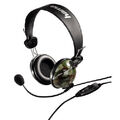 Hama PC-Headset Woodland im Army-Style Stereo für Gaming VoiP Skype camouflage