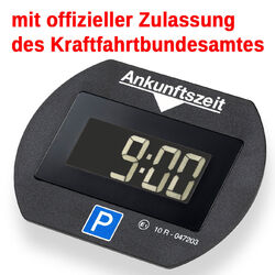 Needit Park Lite elektronische Parkscheibe digitale Parkuhr schwarz Zulassung✅ NIE WIEDER TICKETS WEGEN VERGESSENER PARKSCHEIBE! ✅