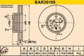 2x Bremsscheibe Barum BAR30109 2 Bremsscheiben Vorderachse Vorne für BMW