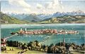 2/ AK-Lindau am Bodensee-Farblitho-Panorama