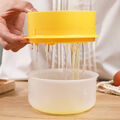 Eiweiß Eigelb Separator große Kapazität Eier Separator Küchengeräte (gelb)