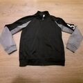 ADIDAS TRAININGSJACKE SPORTJACKE Jungs Gr: 140 schwarz-grau