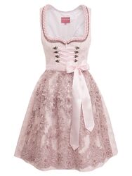 Krüger Dirndl Midi Dirndl 2tlg. 60cm 417067 rose