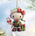 Sanrio Hello Kitty Zuckerstange Acryl Weihnachtsschmuck Baumschmuck festlich