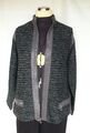 *Betty Barclay* edle strick Jacke, Blazer,  Bouclestrick, anthrazit, Gr:48, Top!