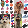 Hunde Mütze Hundekappe Hundehut Baseball Cap Sommer für Haustier Hund Katze S-XL