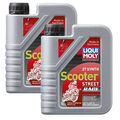 2x LIQUI MOLY 1053 Motorbike 2T Synth Scooter Street Race Motoröl 1L