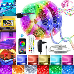 LED Stripe RGB Leiste Streifen 5050 Band Licht Lichtleiste Lichterkette 1-30m