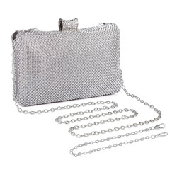 Vintage Damen Abendtasche Glitzer Umhängetasche Brauttasche Clutch Handtasche