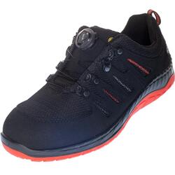 ELTEN Sicherheitsschuh MADDOX BOA® black-red Low ESD S3 mit Schnellverschluss