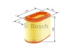 BOSCH (F 026 400 046) Luftfilter Filtereinsatz für HYUNDAI