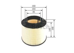 BOSCH F 026 400 394 Luftfilter  für AUDI Filtereinsatz