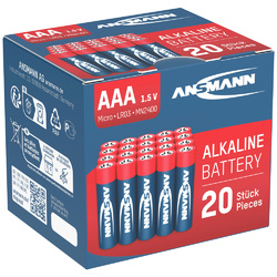 Ansmann LR03 Red-Line Micro (AAA)-Batterie Alkali-Mangan  1.5 V 20 St.