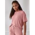 S.OLIVER T-Shirt pink Gr. 32/34 für Damen. Mit Rundhals. Oversize