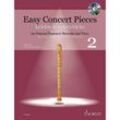 Easy Concert Pieces für Sopran-Blockflöte und Klavier, Band 2, Kartoniert (TB)