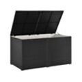 Juskys Polyrattan Auflagenbox Ikaria 950 L mit Deckel & Innenplane – Garten Kissenbox Gartenbox