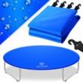 KESSER® Trampolin Abdeckung Ø 244/305/366/427 cm Regenabdeckung wetterfest, reißfest & UV-beständig Outdoor Wetterschutzplane Trampolinschutz Abdeckplane