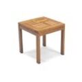 Beistelltisch Squareside 45x45 cm / 45 c m hoch Teakholz/natur SonnenPartner