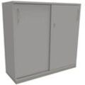 fm Schiebetürenschrank fastline, 4260267321010 lichtgrau 2 Fachböden 120,0 x 44,2 x 113,3 cm