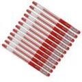 Pentel K116 Gelschreiber rot/transparent 0,3 mm, Schreibfarbe: rot, 12 St.