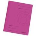 10 herlitz Schnellhefter Karton pink DIN A4