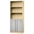 HAMMERBACHER Regalschrank Sira, V7700/3/S/RE ahorn, silber 80,0 x 42,0 x 200,4 cm