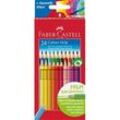 FABER-CASTELL Colour GRIP Buntstifte farbsortiert, 24 St.