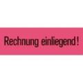 1.000 HERMA Warnetiketten 6752 rot »Rechnung einliegend!« 39,0 x 118,0 mm